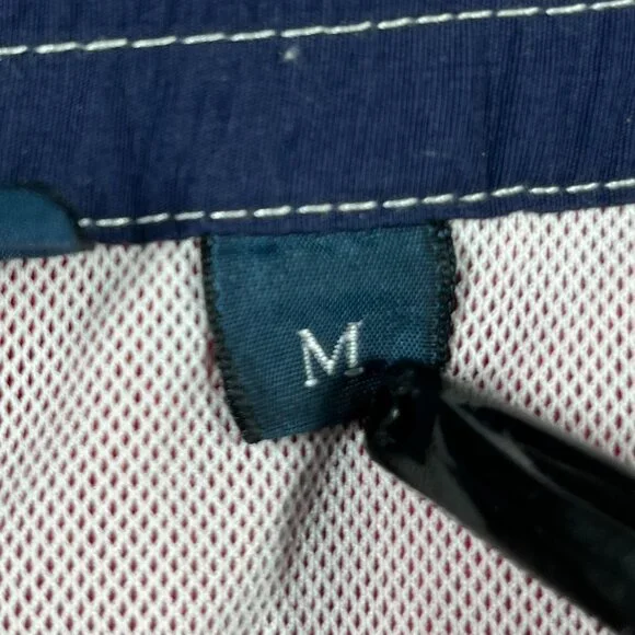 Polo Ralph Lauren Swim Trunks Mens Medium Red Board Shorts Pocket Beach Pool - Picture 3 of 15